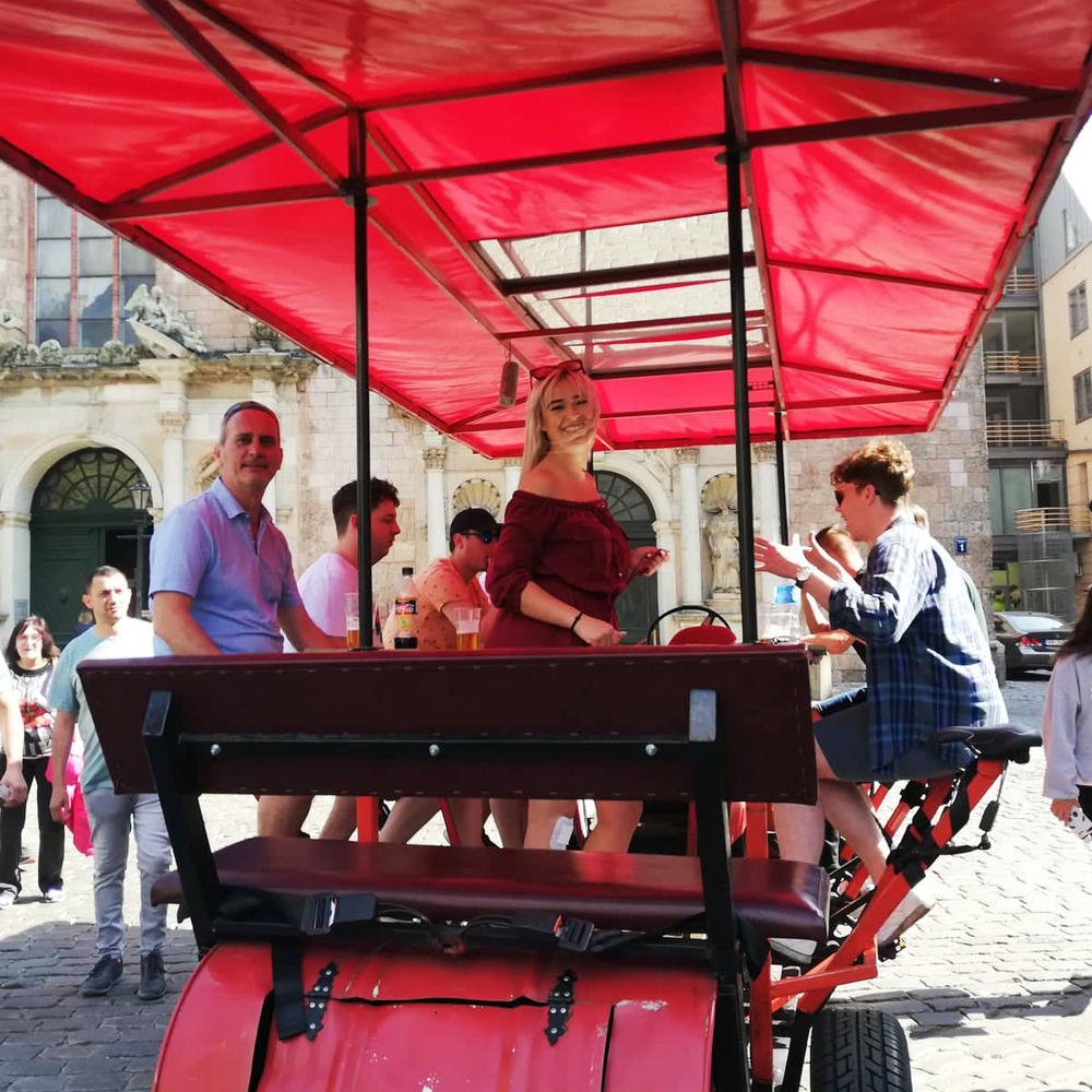 Beer Bike in Riga for Stag Party