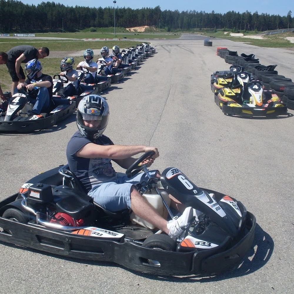 Outdoor Karting (second supplier) - 32 min racing in Riga for Stag Party