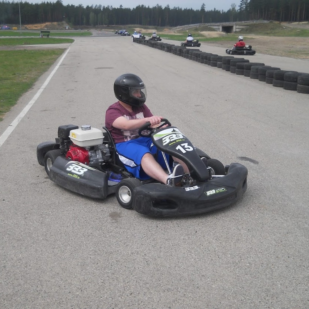 Outdoor Karting (second supplier) - 16 min racing in Riga for Stag Party