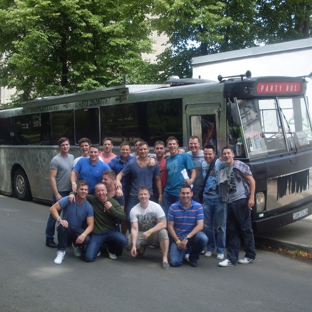 Party Bus 2hr trip in Riga for Stag Party