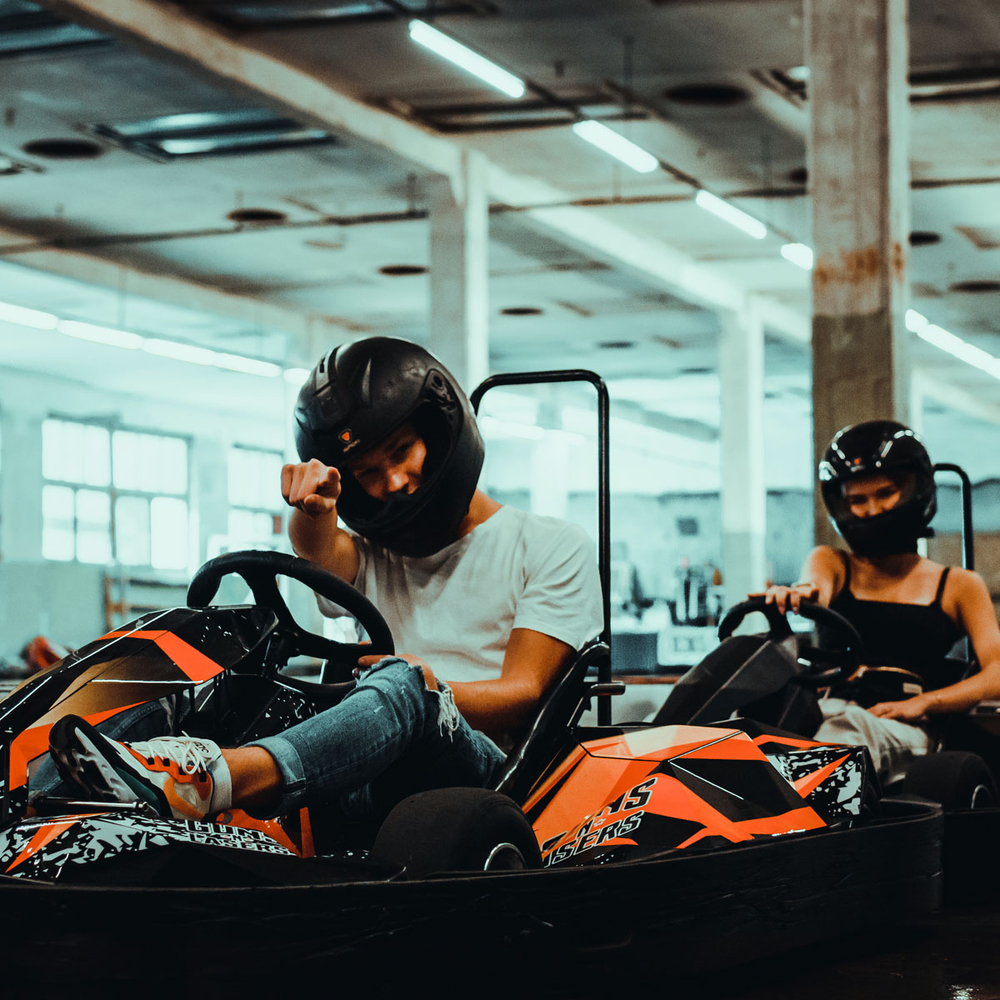 ELECTRIC GO-KARTS 10 min race in Riga for Stag Party