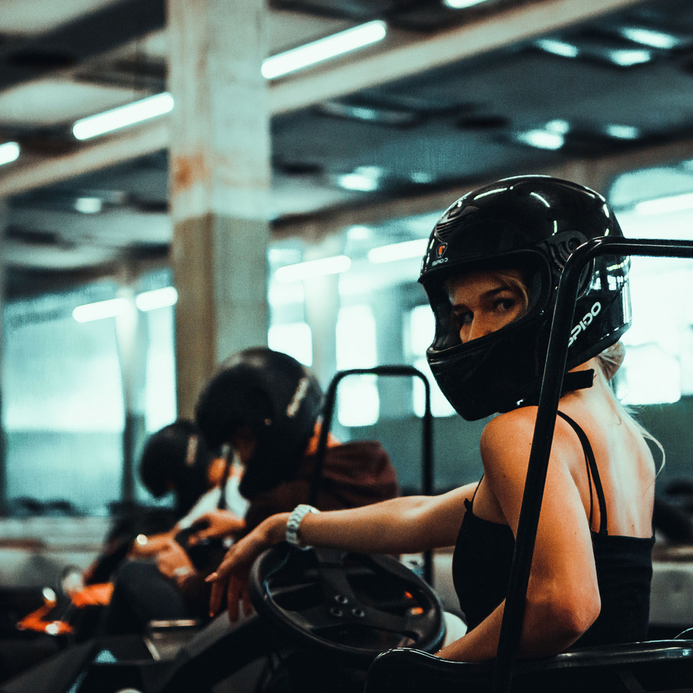 ELECTRIC GO-KARTS 20 MIN RACE in Riga for Stag Party