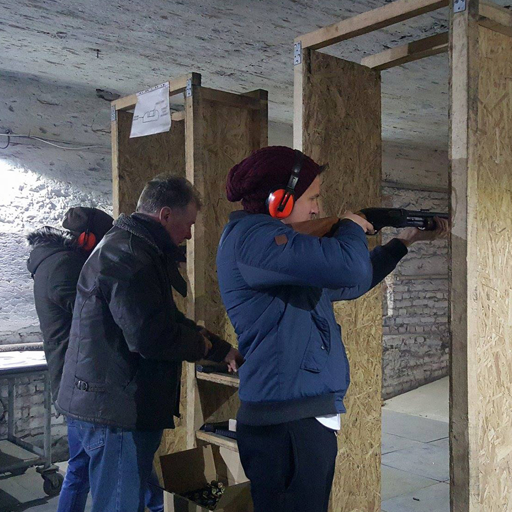4 Guns Shooting - weekends only in Riga for Stag Party
