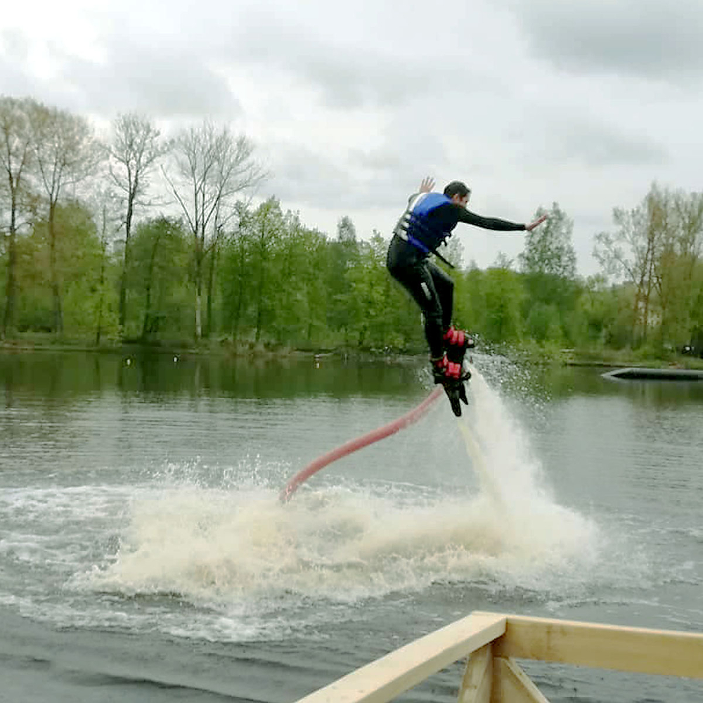 Aquatic jetpack in Riga for Stag Party