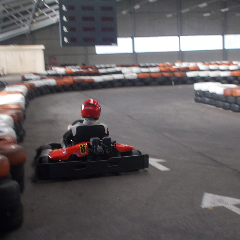 Indoor karting 8 min in Riga for Stag Party