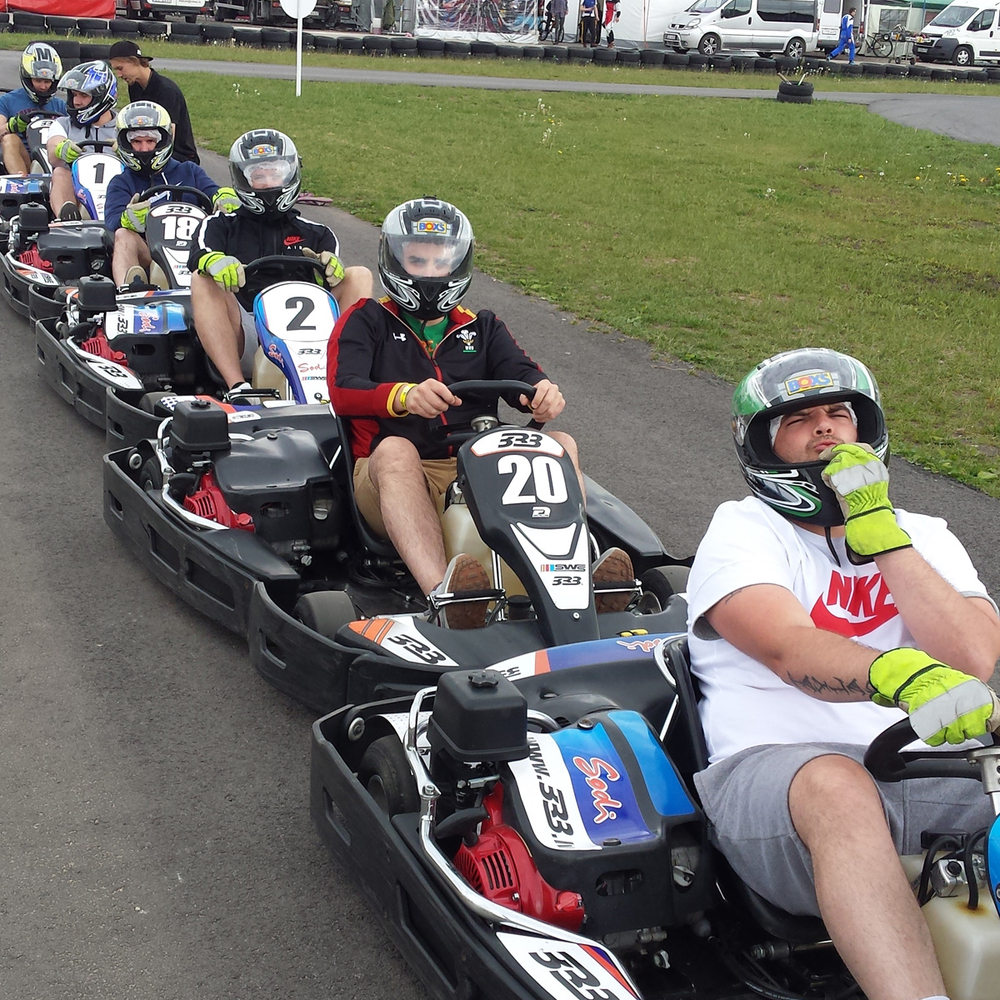 Karting outdoors <br>30 min in Riga for Stag Party
