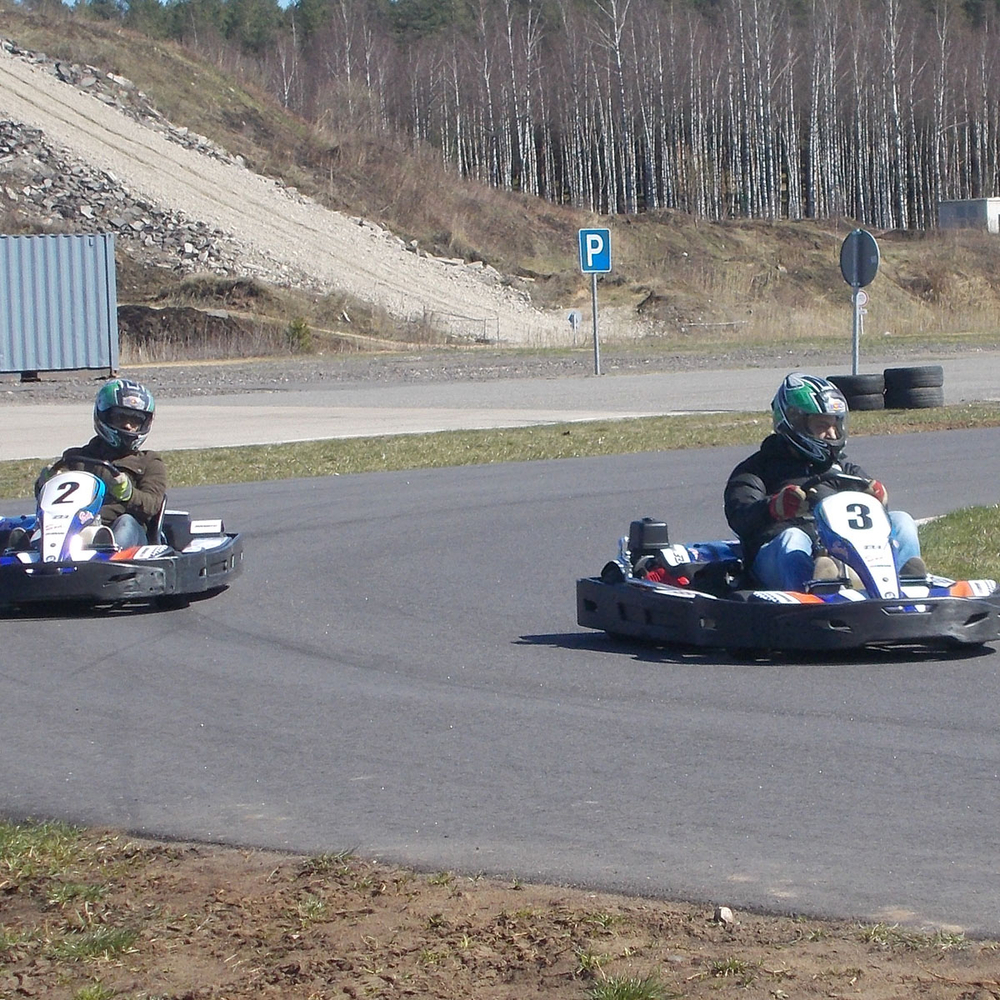 Karting outdoors <br>30 min in Riga for Stag Party