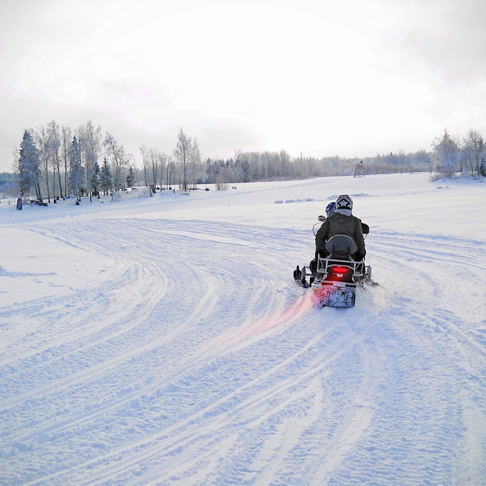 Snowmobiles in Riga for Stag Party